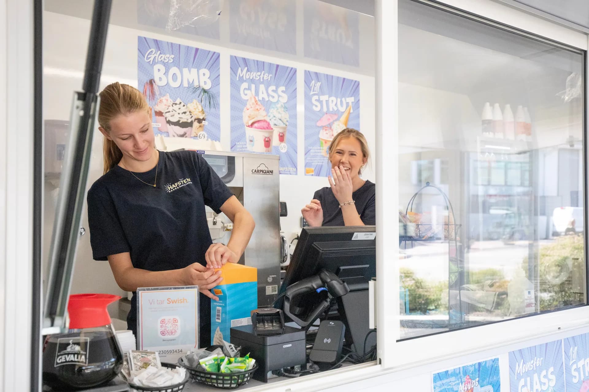 Frans Hamburgerbar & Novas Glassterrass