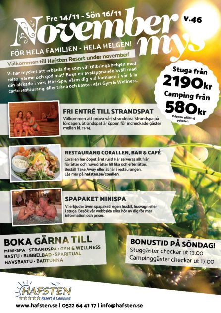 novemberhelg v46 2025