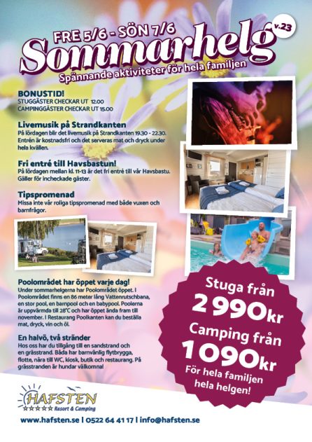 sommarhelg v23 2026